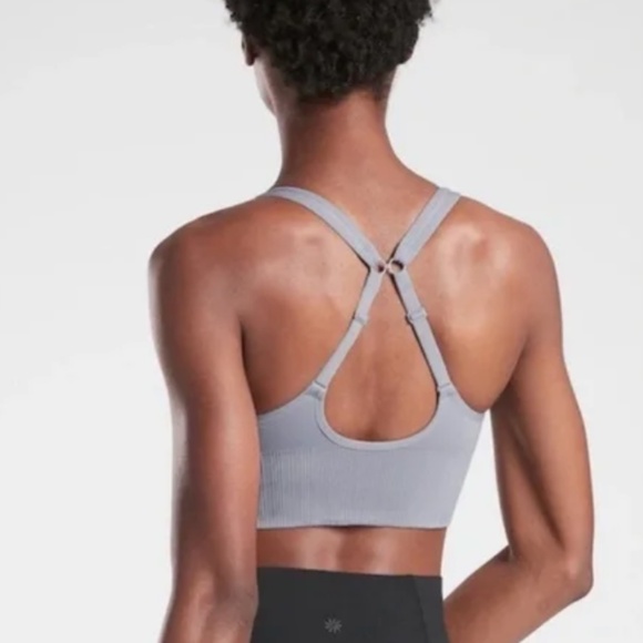 Athleta Embrace Sports Bra Sz D-DD Hybrid racerback XS - Picture 7 of 7